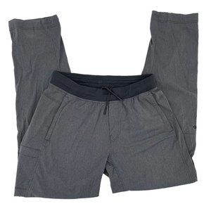 Lululemon Track Pants Pinstripe Luxtreme Swift Heathered Dark Slate sz Medium